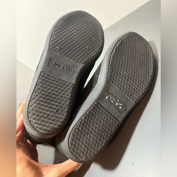 SKECHERS SKCH+3 Suede Fringed Hidden Wedge Boots - Picture 7 of 8